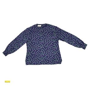 Women’s Purple Pendleton Long Sleeve Blouse